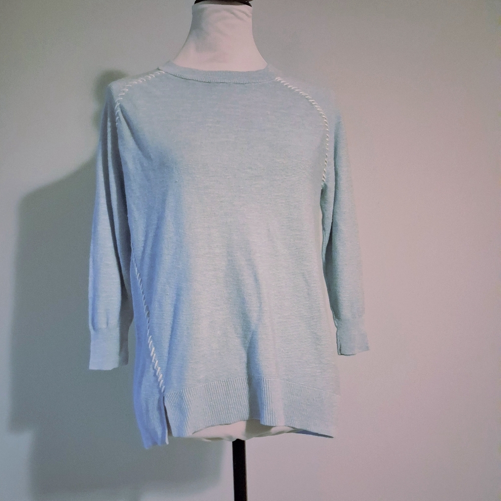 Light Blue And White Sweater Size XL